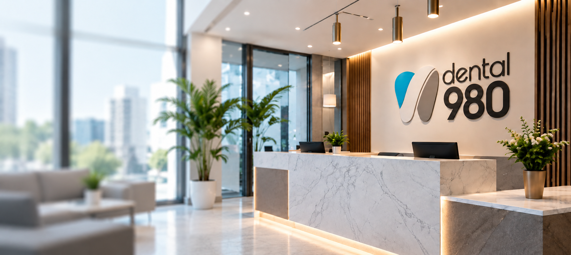 Recepción de la clínica Dental 980 en Miraflores