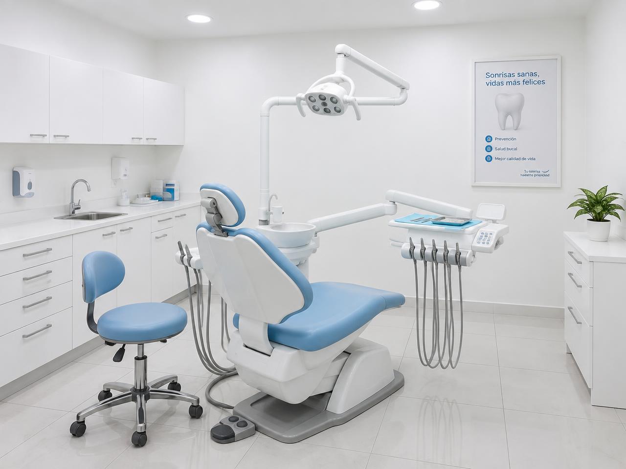 Consultorio moderno de la clínica Dental 980